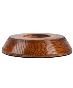 Prime Red Oak Hand-Turned Wood Stand