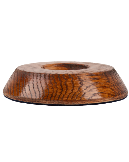 Prime Red Oak Hand-Turned Wood Stand