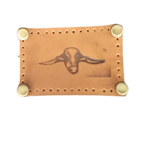 Small Leather “Patch” (with Bull Logo)